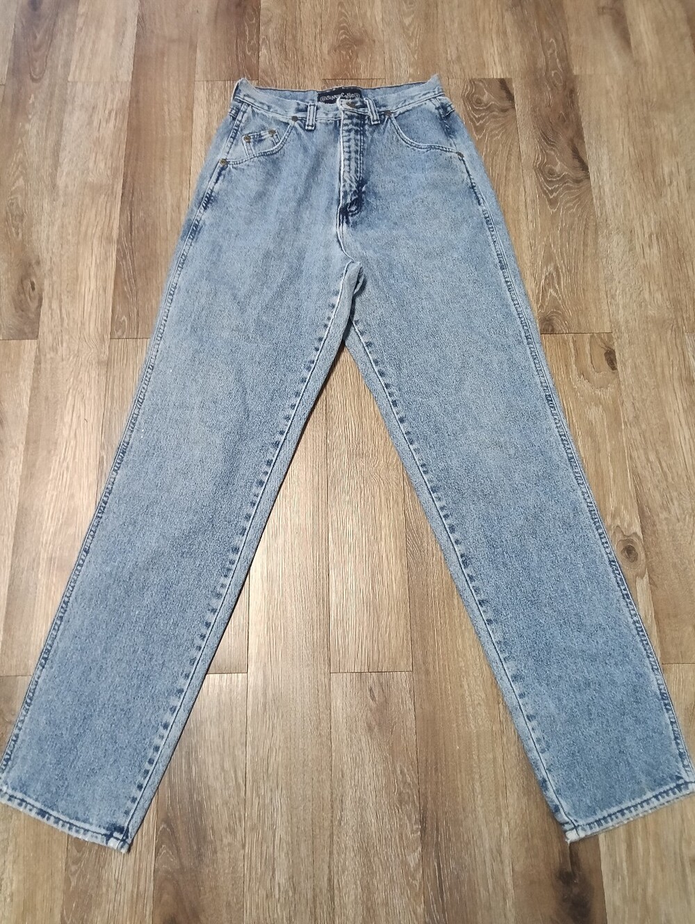 Vintage Wrangler SilverLake High-Rise Light Wash Women's Straight Jeans